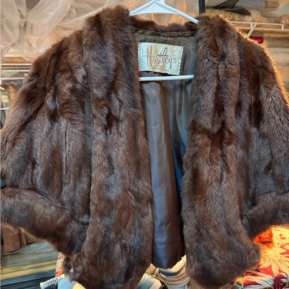 Brown Mink Fur Jacket